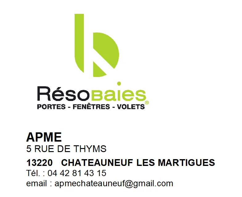 Résobaies Châteauneuf-les-Martigues - APME