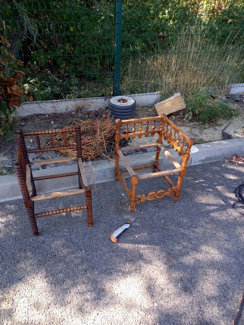 Mr montagne rempaillère de chaises